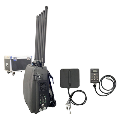 Signal UAV Anti FPV Backpack Drone Jammer 6 Channel Anti Drone Jammer