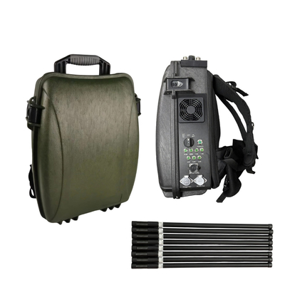 1.5KM-2KM Backpack Drone Jammer Frequentiebereik 860MHz-930MHz