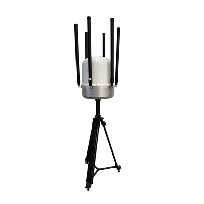 6 Kanaal 8 Kanaal 2KM 3KM UAV Vaste Drone Jammer Voor Perimeter Beveiliging