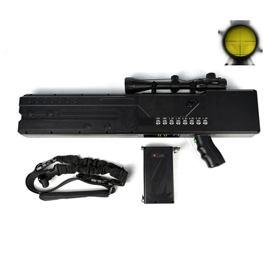 2km Jamming 8 kanalen Anti Drone Gun 433MHz -5.8G Draagbare Anti Drone Jammer