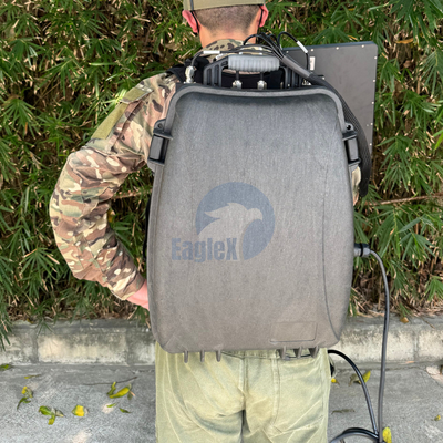 4 kanalen backpack drone jammer 2.4GHz 5.8GHz GPS jammer anti drone UAV FPV