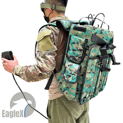 Long Range 6 Channel Backpack Drone Jammer 2000M UAV Jamming Drone RF Versterker