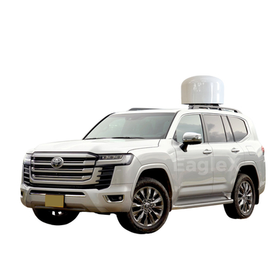 50MHz~6GHz detectie + Staking Drone Jammer Land Cruiser omgezet in anti-drone SUV voertuig anti-FPV systeem