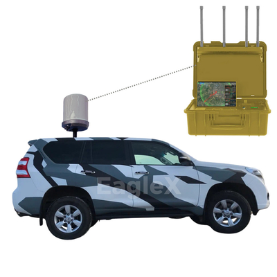 Toyota Prado Gemodificeerde Voertuig Drone Detectie En Jamming 360 Volle luchtruimte