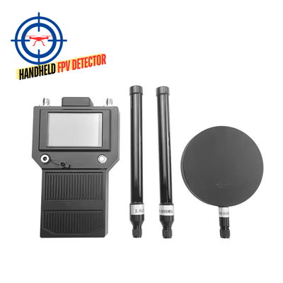 Handheld 3000 Meter FPV DJI Drone Detector 400MHz 2.4GHz 5.2G 5.8G Draagbare detectie