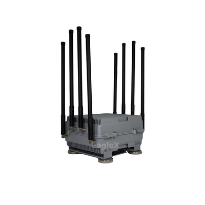 FPV Defensie 8-kanaal magnetische voertuig gemonteerde drone disruptor met magnetische bas