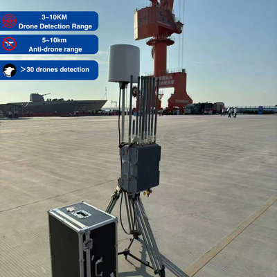 IP66-beschermingsniveau Drone-detector voor breedfrequentiebedekking en hoge nauwkeurigheid bij passieve radioverwachting