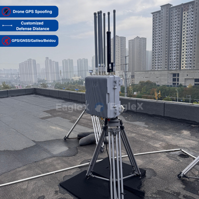 Drone FPV GPS, BeiDou, GLONASS Galileo Spoofing Device Voor luchthavens, gevangenissen, grensbeveiliging, energiecentralebeveiliging