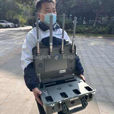 8-10 km FPV UAV Drone Detection Range Handheld Drone Detector met real-time pilot positionering
