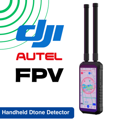FPV Handheld Drone Detector 4KM 4000M Long Range Distance Mobile Portable DJI UAV AUTEL Detectie Passieve detector De Drones