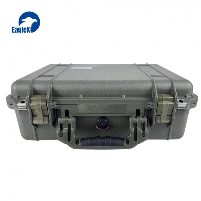 5km~10km 360° Volle luchtruimte IP66 Beschermingsniveau 900M 1.4G 2.4G 5.2G 5.8GHz 10 uur Operatie Drone detector detectie 1