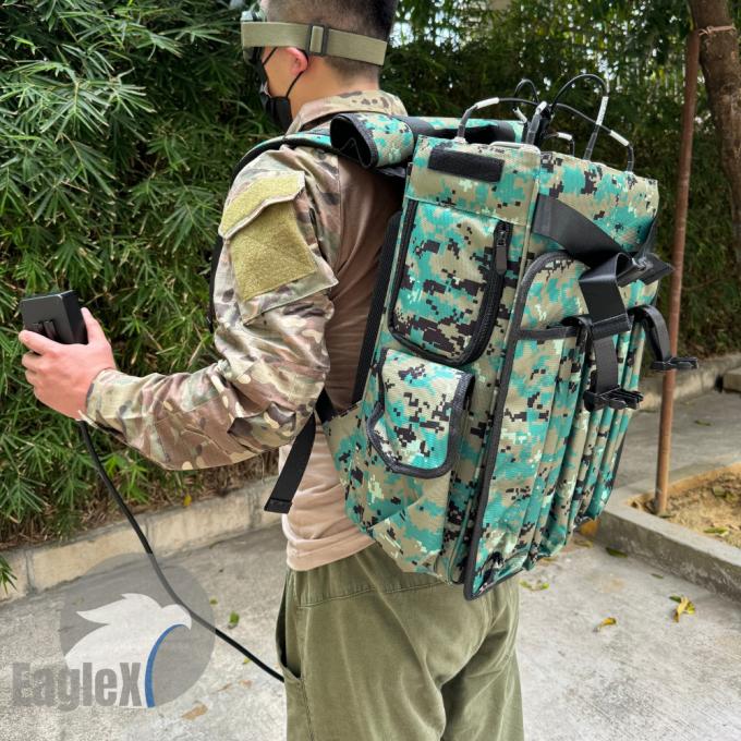 1.5KM ~ 2KM Range Drone Jammer UAV Signal GPS Defensie Anti Drone Backpack Jammer 0