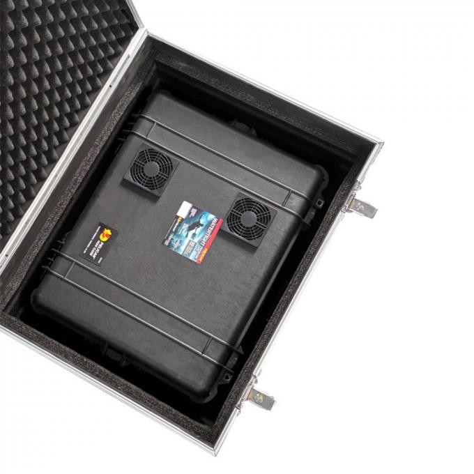 8 Kanaal 3KM Trolley Style Drone Jammer 1.2GHz 1.4GHz 1.5GHz 2.4GHz 5.2GHz 5.8GHz 0