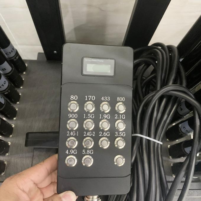 14 Kanaal politie scanner jammer UAV FPV Drone jammer Militair 80MHz~6GHz 0