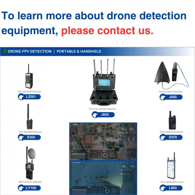 Draagbare Mini Style 3KM FPV DJI Drone Detector 400M 2.4G 5.2G 5.8G Handheld Detection 4