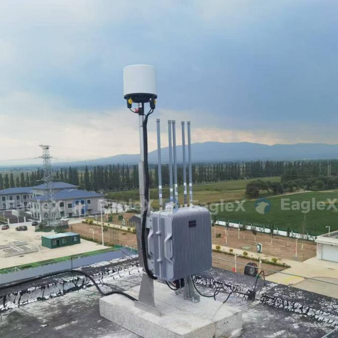 2.4 GHz, 5.8 GHz Attack Drone Jammer Fixed Outdoor Fpv Jamming Detection All in one met Drone Command Control System 0