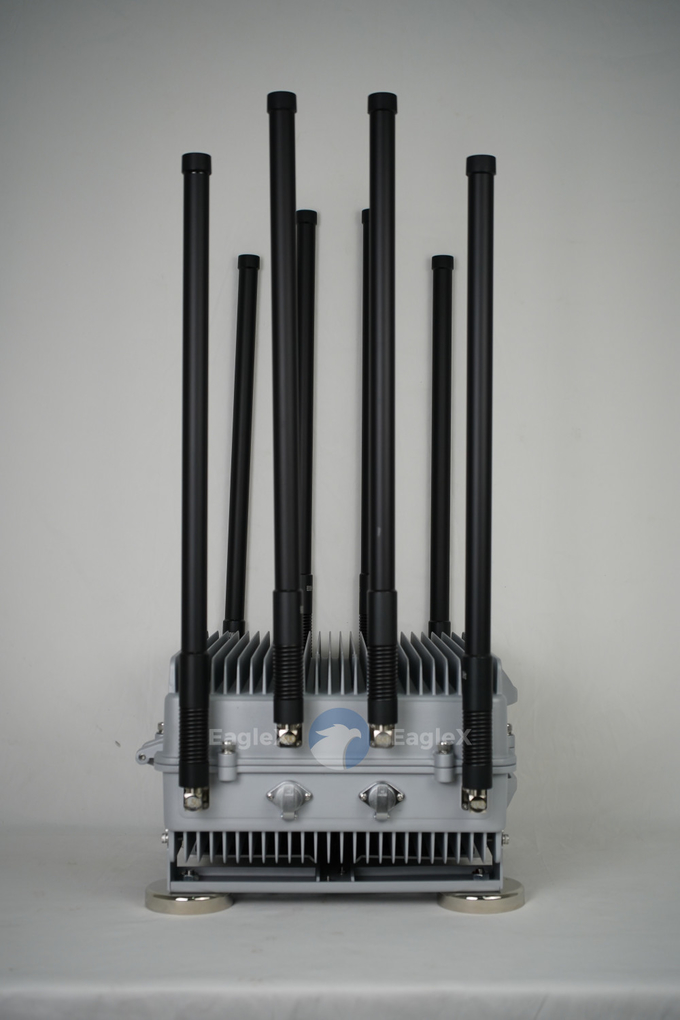 8 kanaal voertuig gemonteerde magnetische drone jammer interferentie banden Anti FPV disruptor verdediging 0