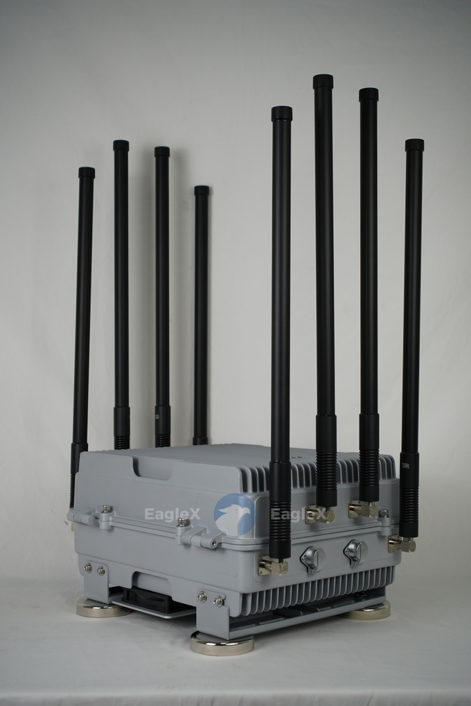 8 kanaal voertuig gemonteerde magnetische drone jammer interferentie banden Anti FPV disruptor verdediging 1