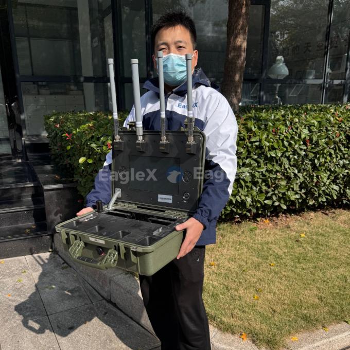 8-10 km FPV UAV Drone Detection Range Handheld Drone Detector met real-time pilot positionering 2